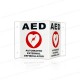 Defibtech AED 3D Sign